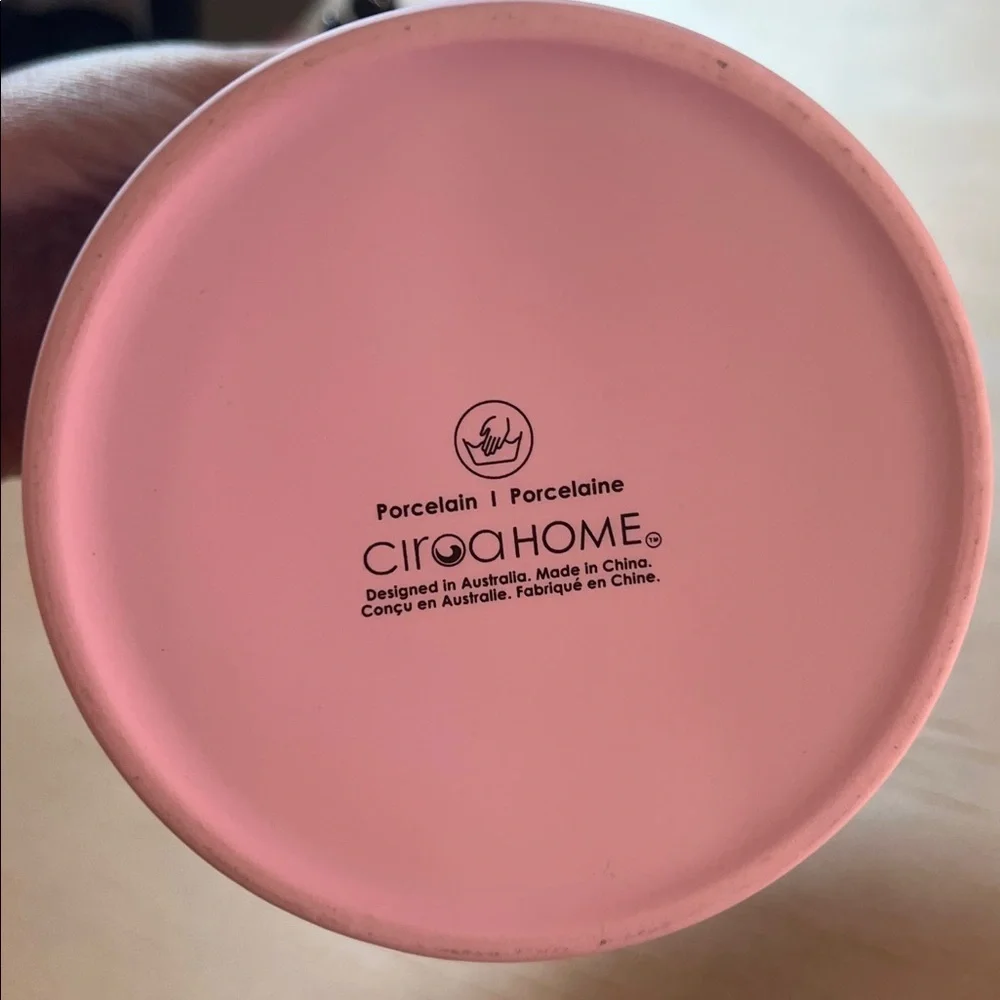 Purple and Pink Bat-Themed Textired Jar
